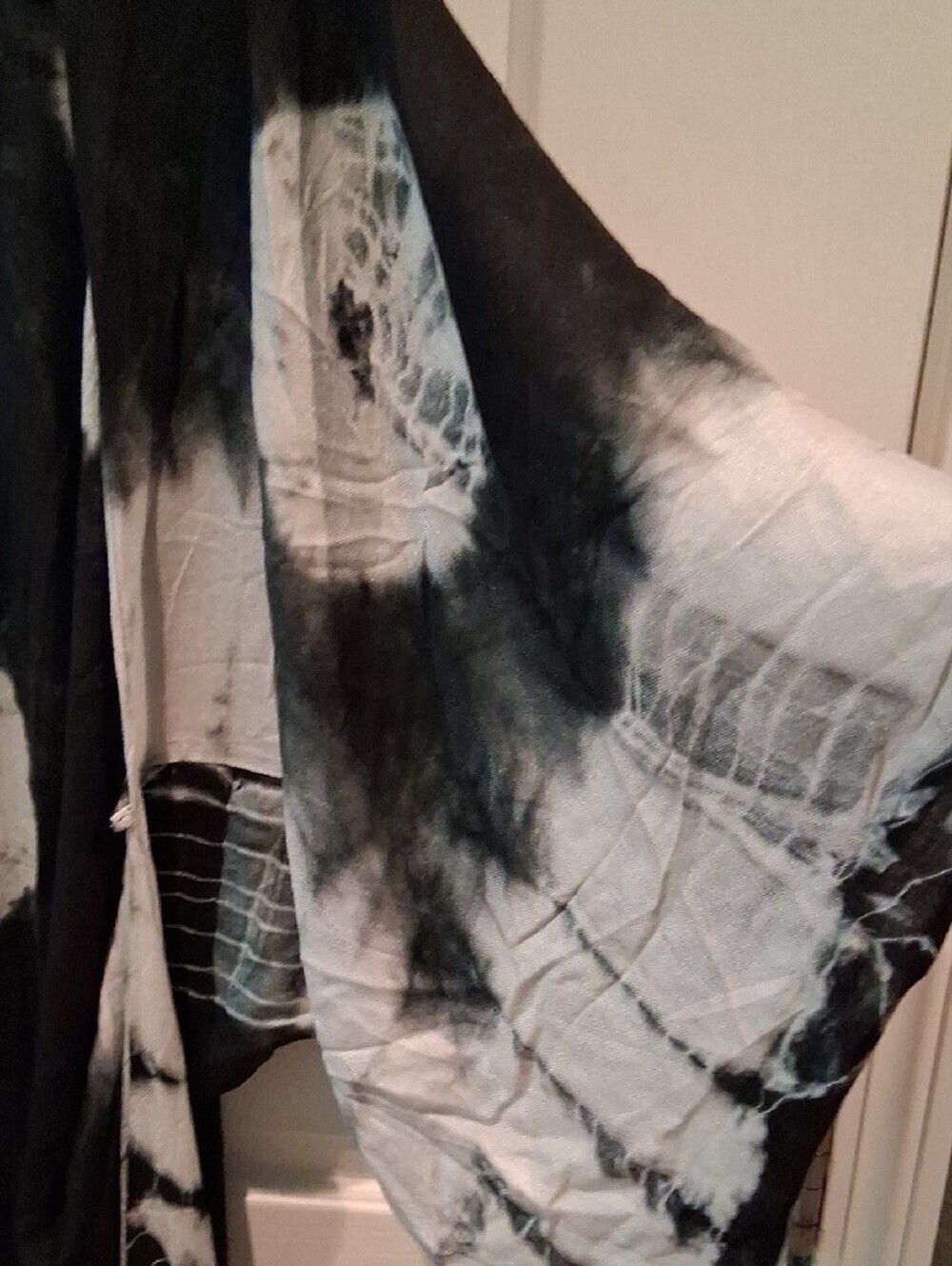 Free People Black And White Swim Coverup Kimono - Picture 4 of 9